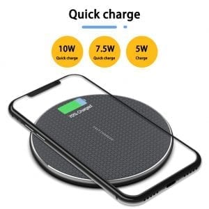 15W Fast Wireless Charging Pad – Slim, Safe & Compatible with All Qi Devices