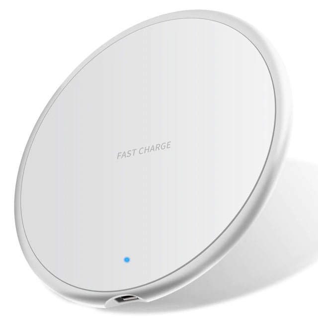 15W Fast Wireless Charging Pad – Slim, Safe & Compatible with All Qi Devices